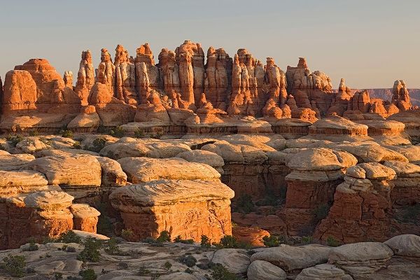 UT-Canyonlands National Park-The Needle Rock spires and grabens at Chester Park
